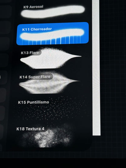 Brush set Kabulilla V1 para Procreate